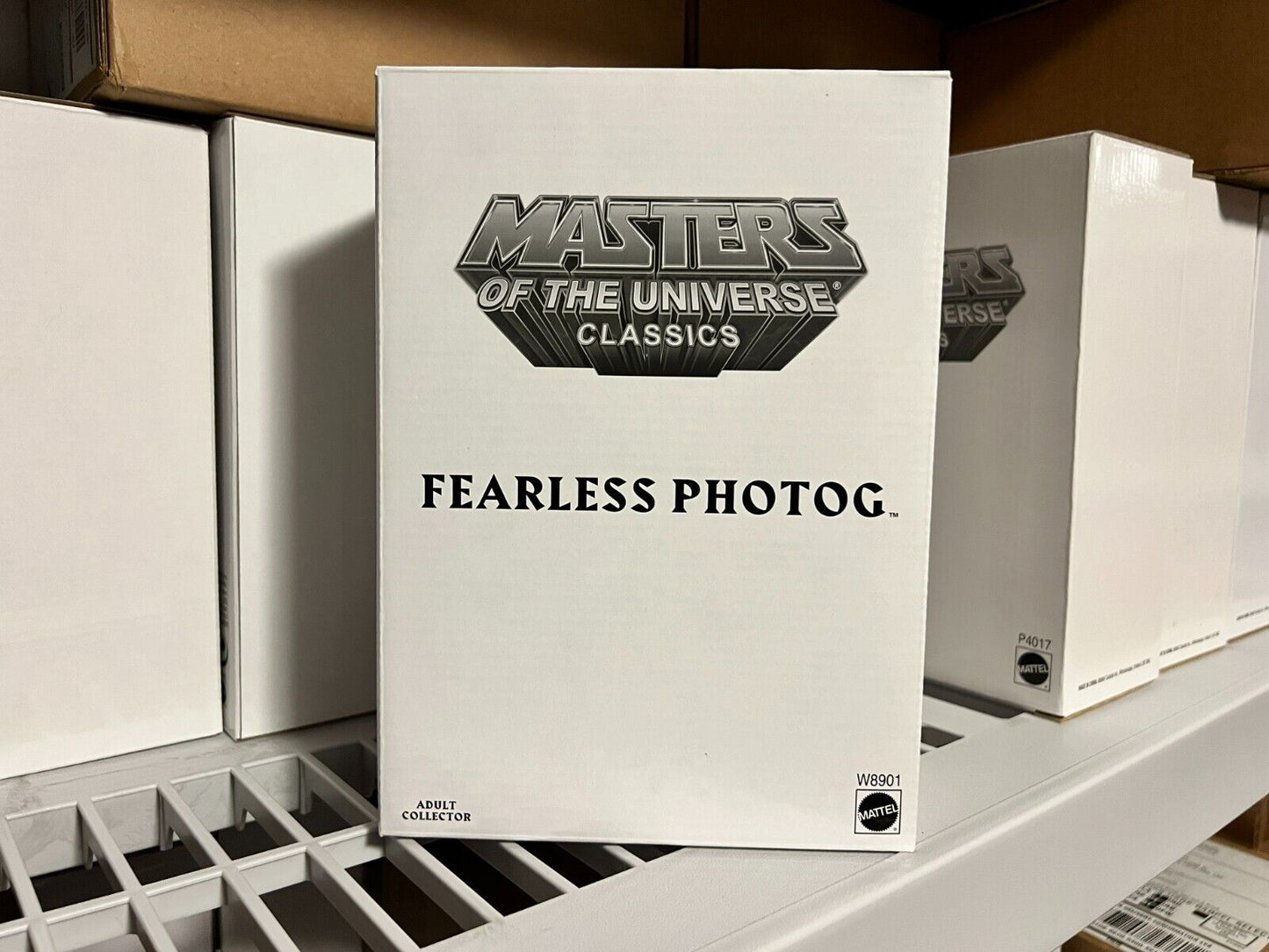 Mattel MOTU Classics Fearless Photog with mailer box