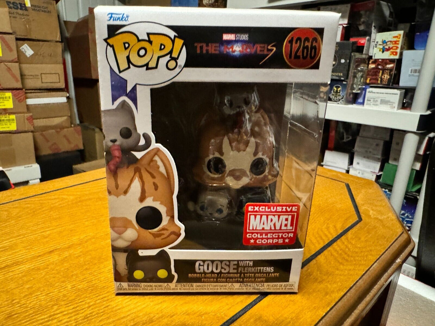 Funko Pop! Vinyl: Marvel - Goose with Flerkittens - Amazon (Exclusive) #1266
