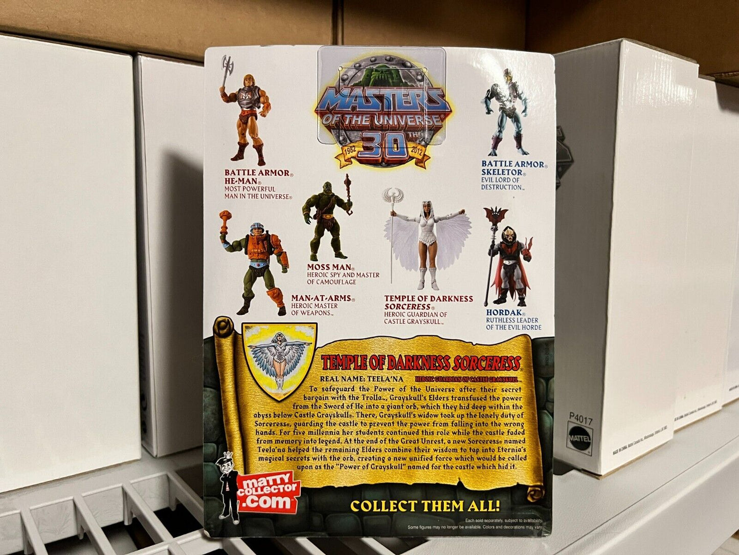 Mattel MOTU Classics Temple of Darkness Sorceress with mailer box