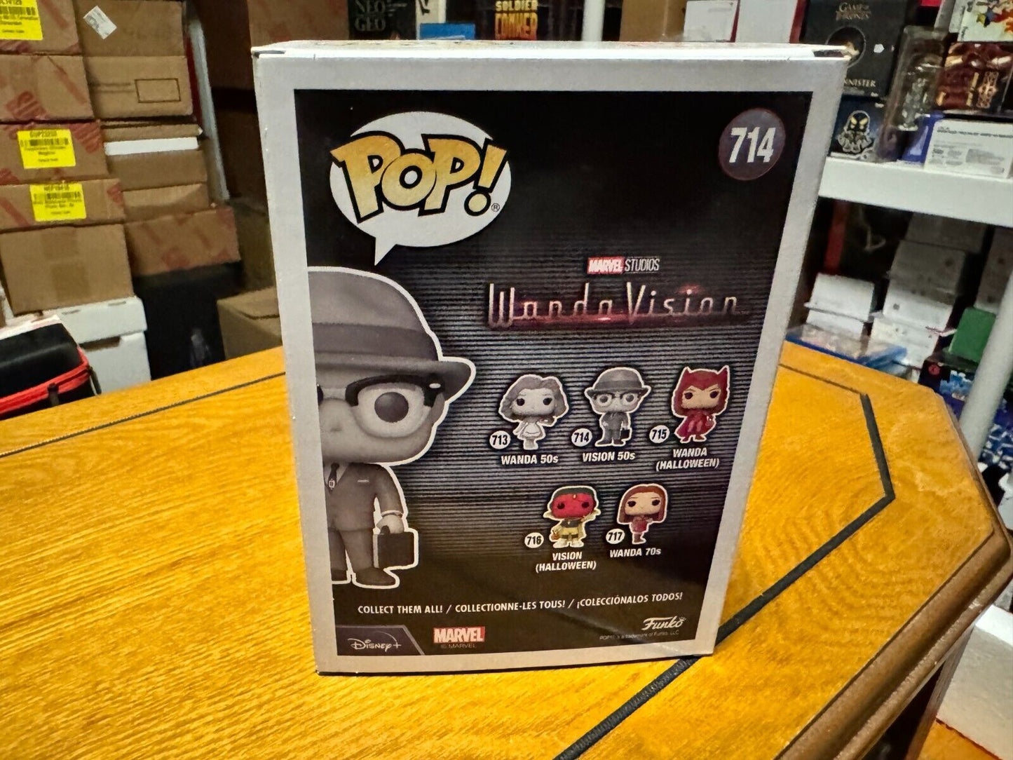 Funko Pop! Marvel - 50's Vision (Black & White) #714 As Seen on WandaVision!