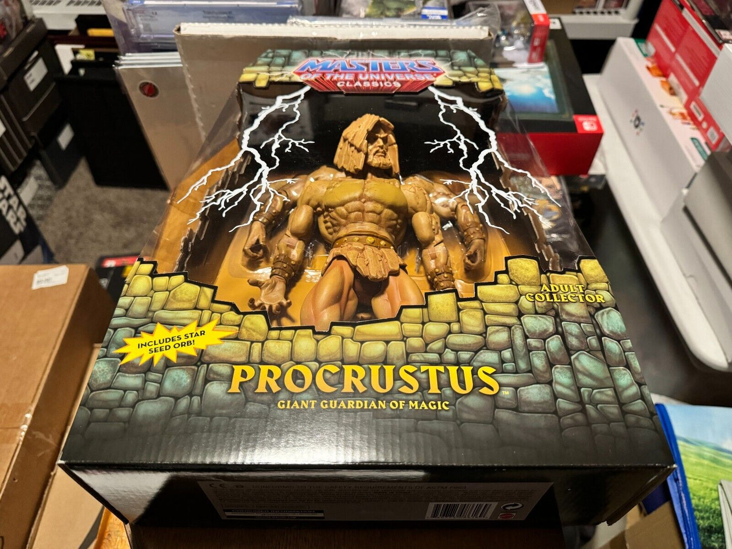 Mattel MOTU Classics - Procrustus with mailer box