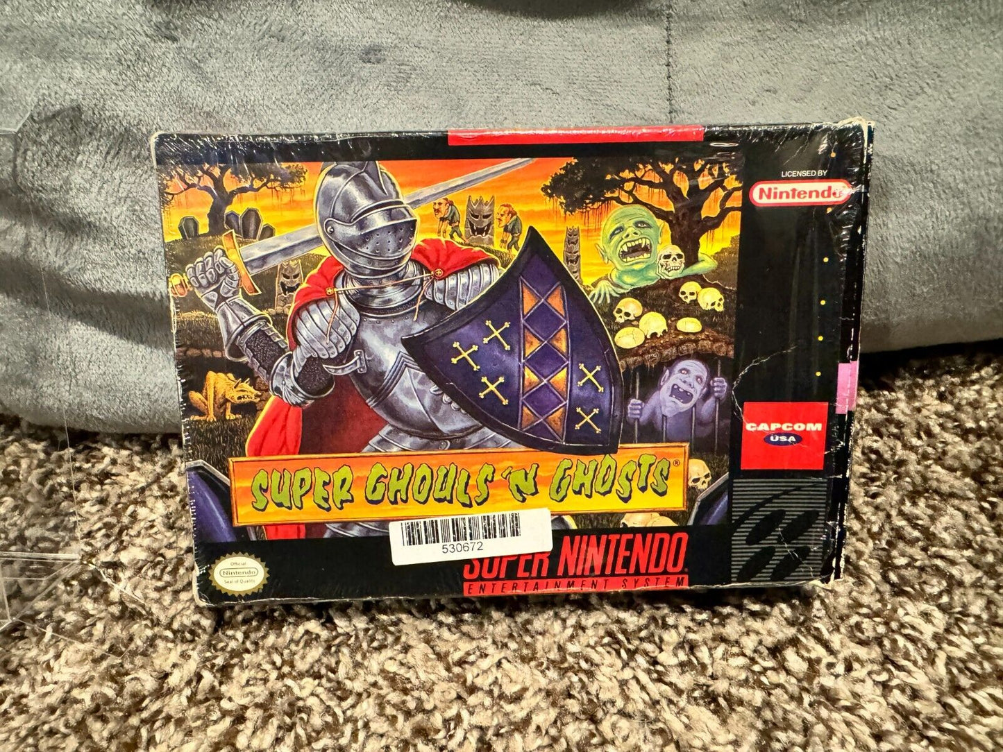 Super Ghouls 'n Ghosts CIB - Super Nintendo (SNES)