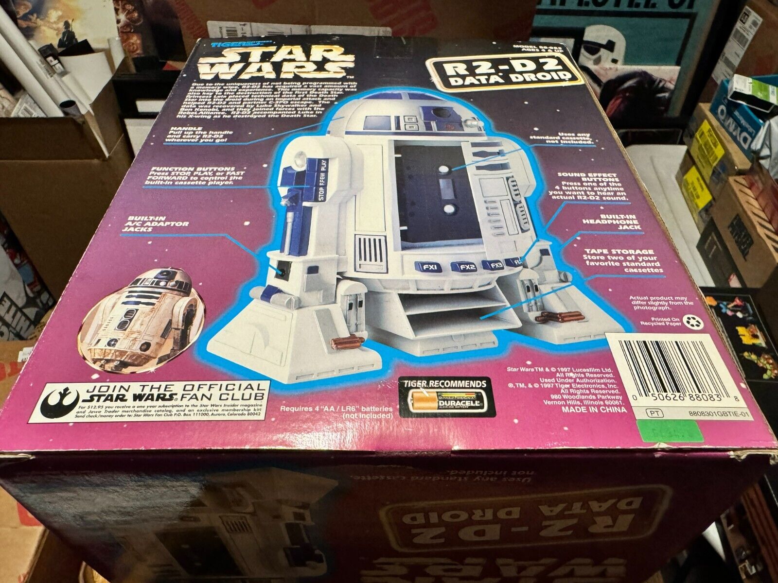 TIGER ELECTRONICS 1997 STAR WARS R2-D2 DATA DROID MODEL 88-083