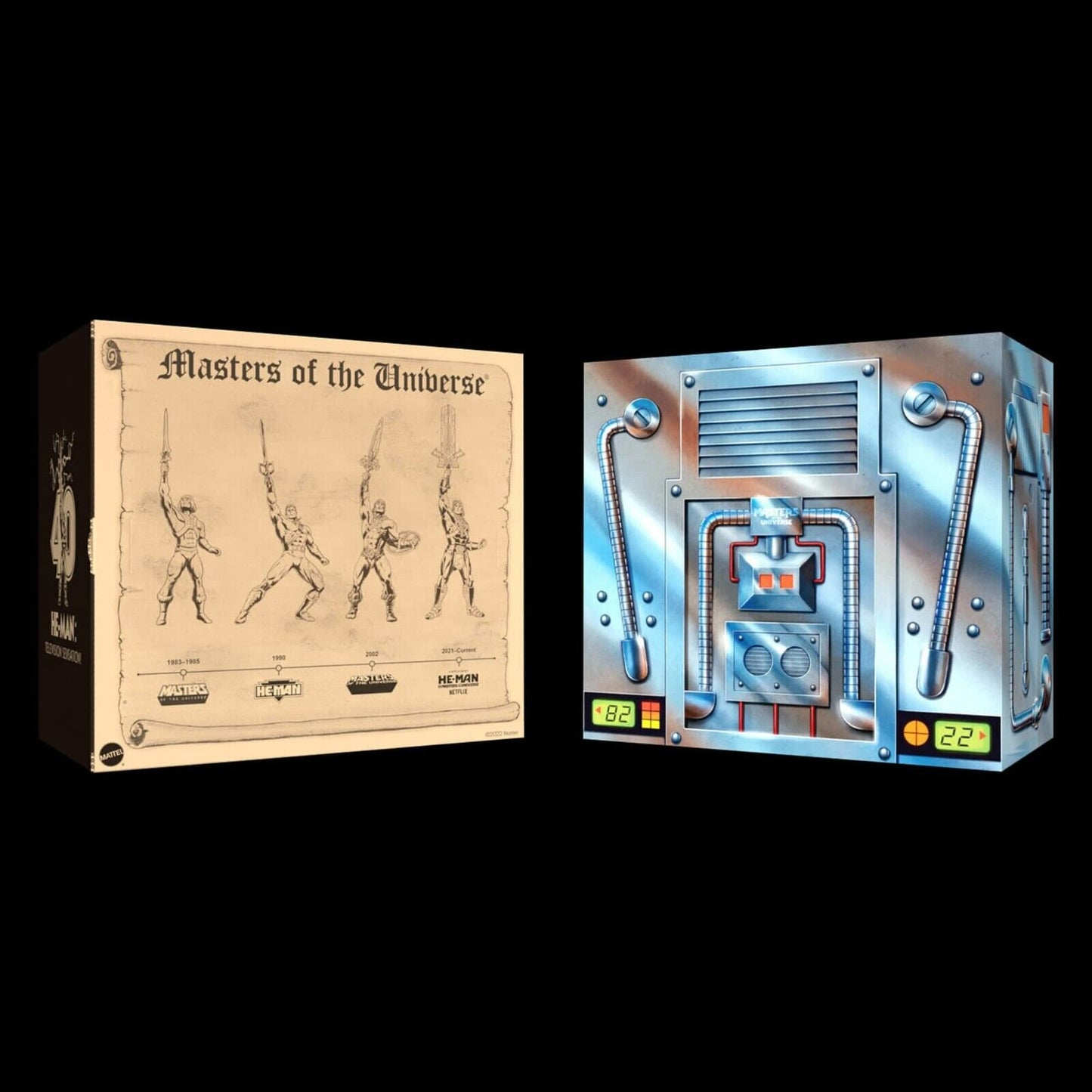 Masters of the Universe 40th Anniversary He-Man 4  Era Figure Box Set New