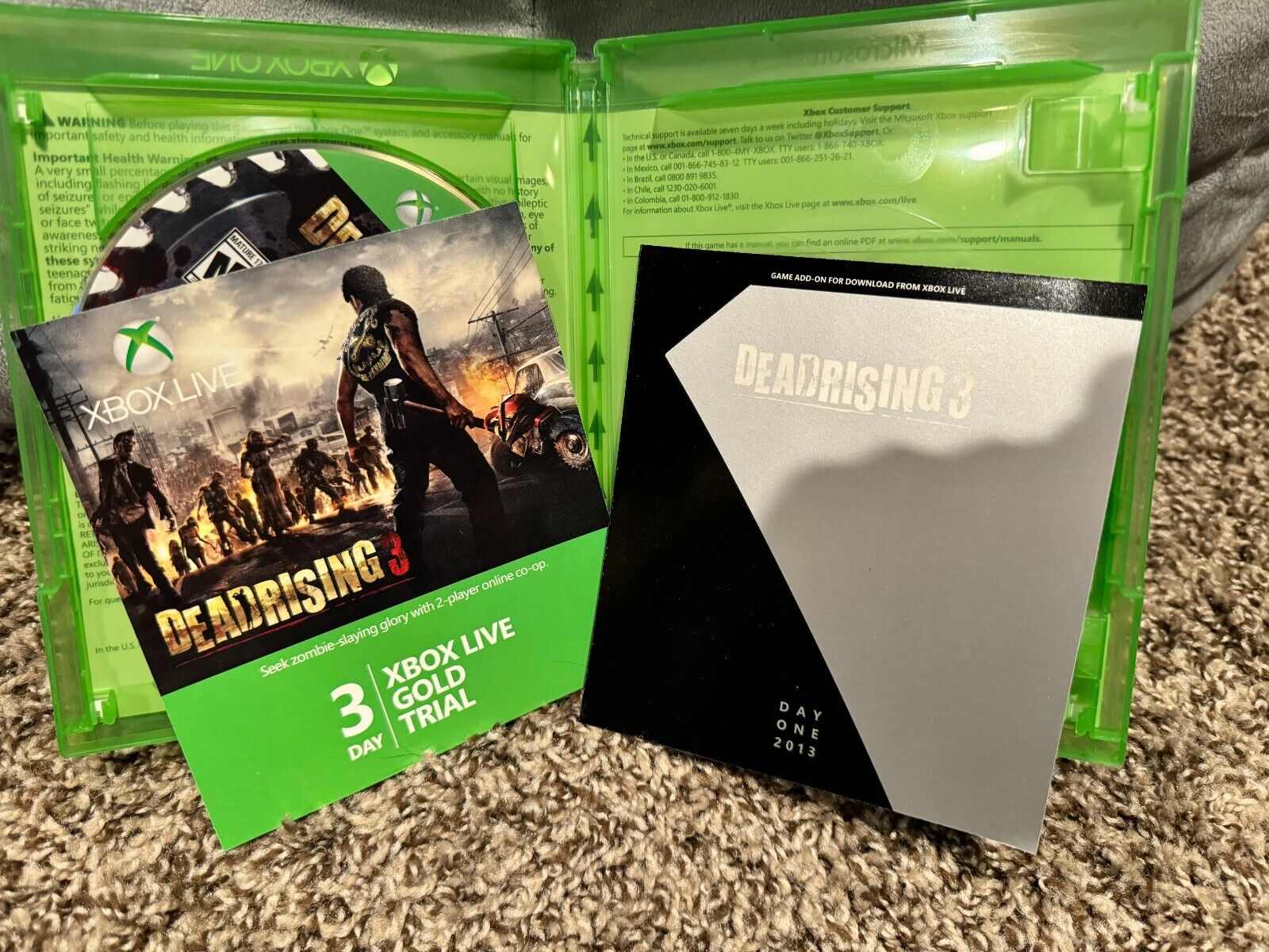 Dead Rising 3 -- Day One Edition (Microsoft Xbox One, 2013)