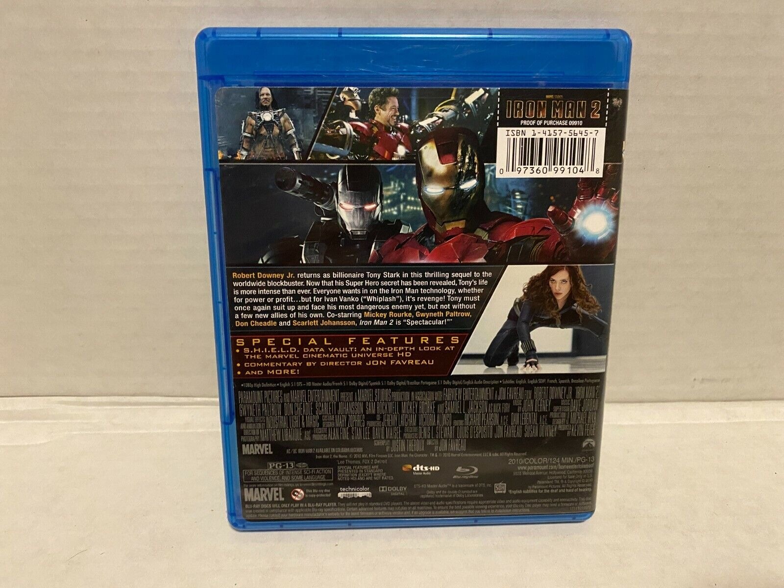 Iron Man 2 (Blu-ray Disc, 2010)