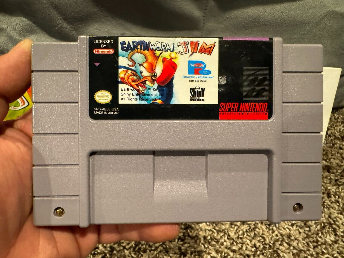 Earthworm Jim CIB - Super Nintendo