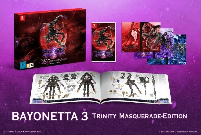 Bayonetta 3 Trinity Masquerade Edition (Nintendo Switch, 2022)