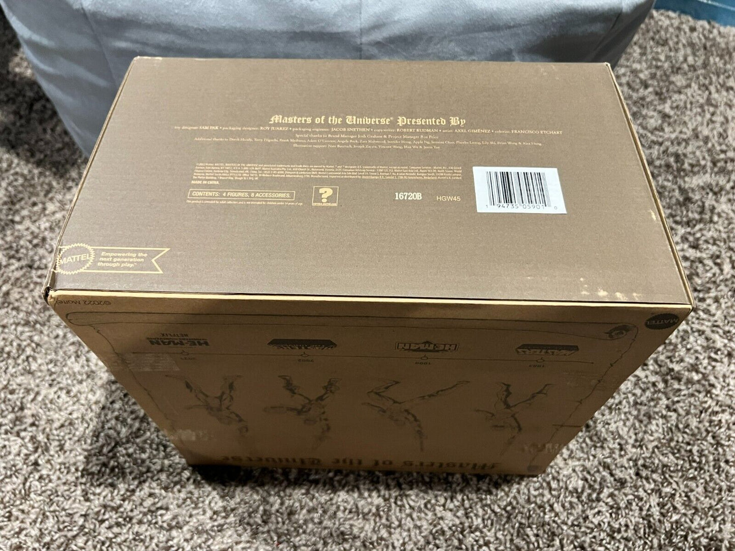 Masters of the Universe 40th Anniversary He-Man 4  Era Figure Box Set New