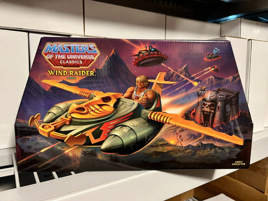 Mattel MOTU Classics WIND RAIDER with mailer box