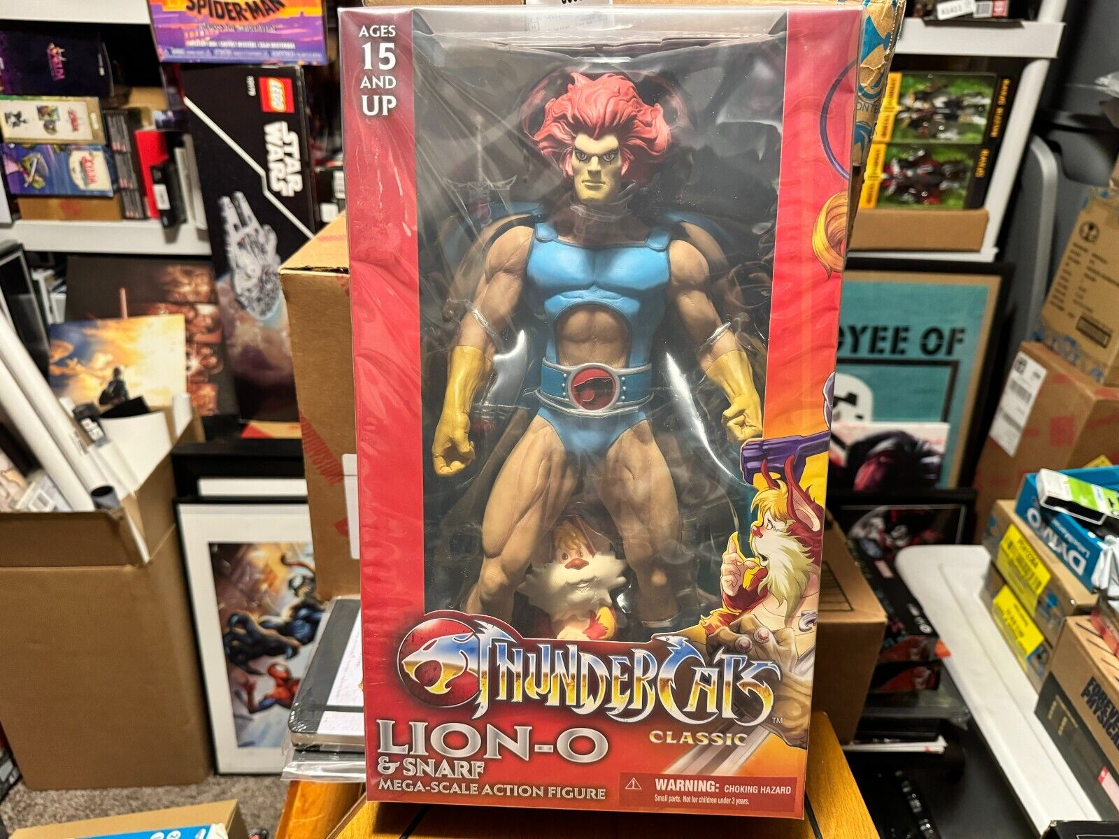 Thundercats Classic Lion-O & Snarf Mega-Scale Action Figure – MEZCO