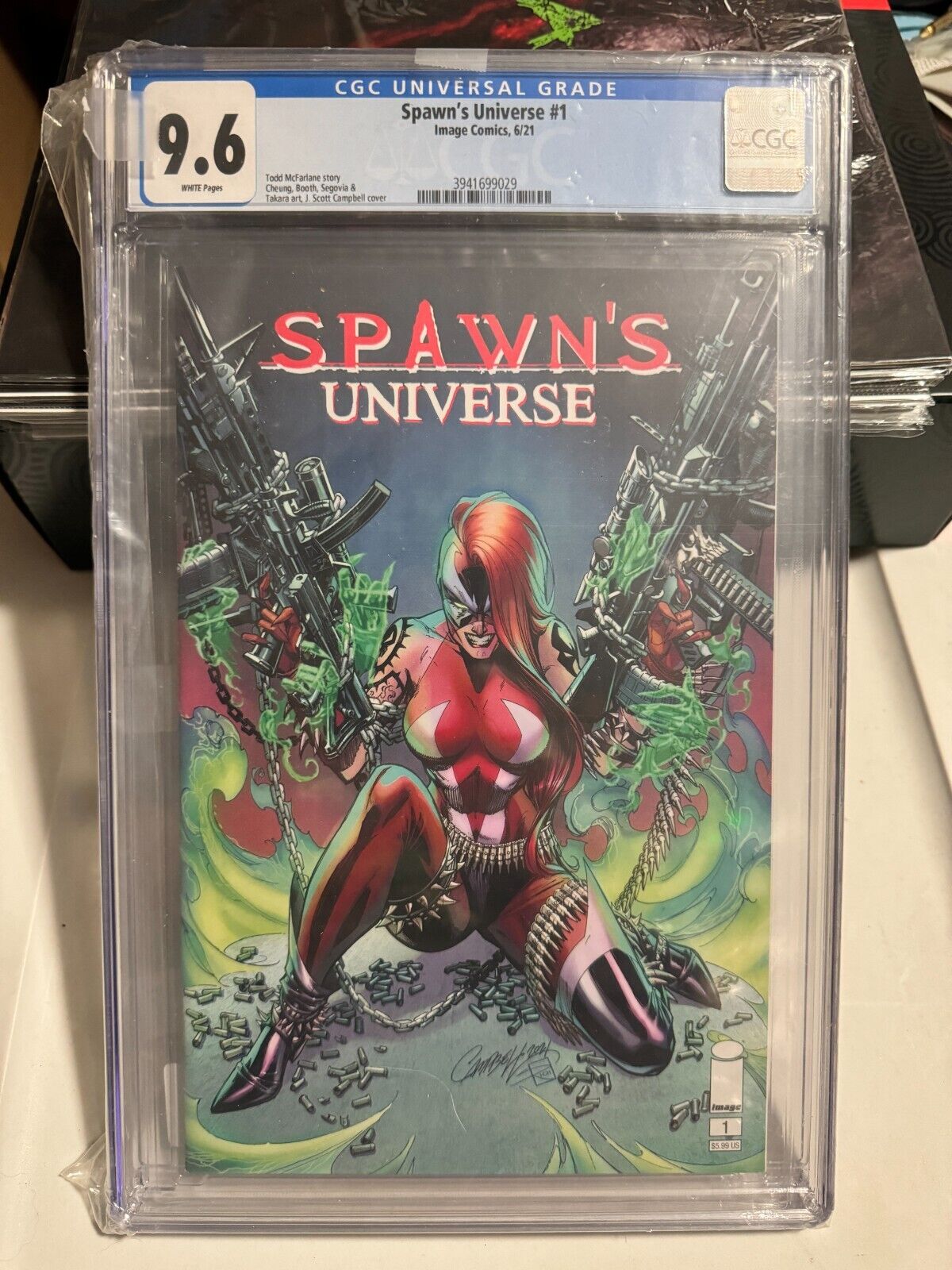 SPAWN'S UNIVERSE #1 Graded 9.6