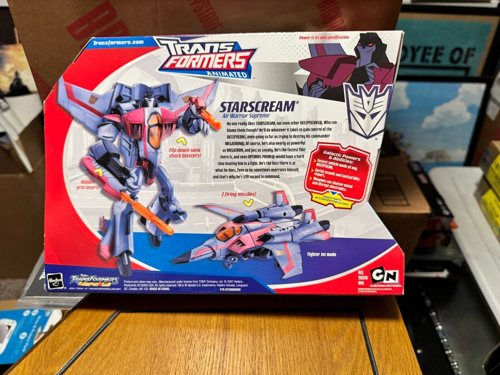 Hasbro Transformers: Animated Voyager Class Starscream