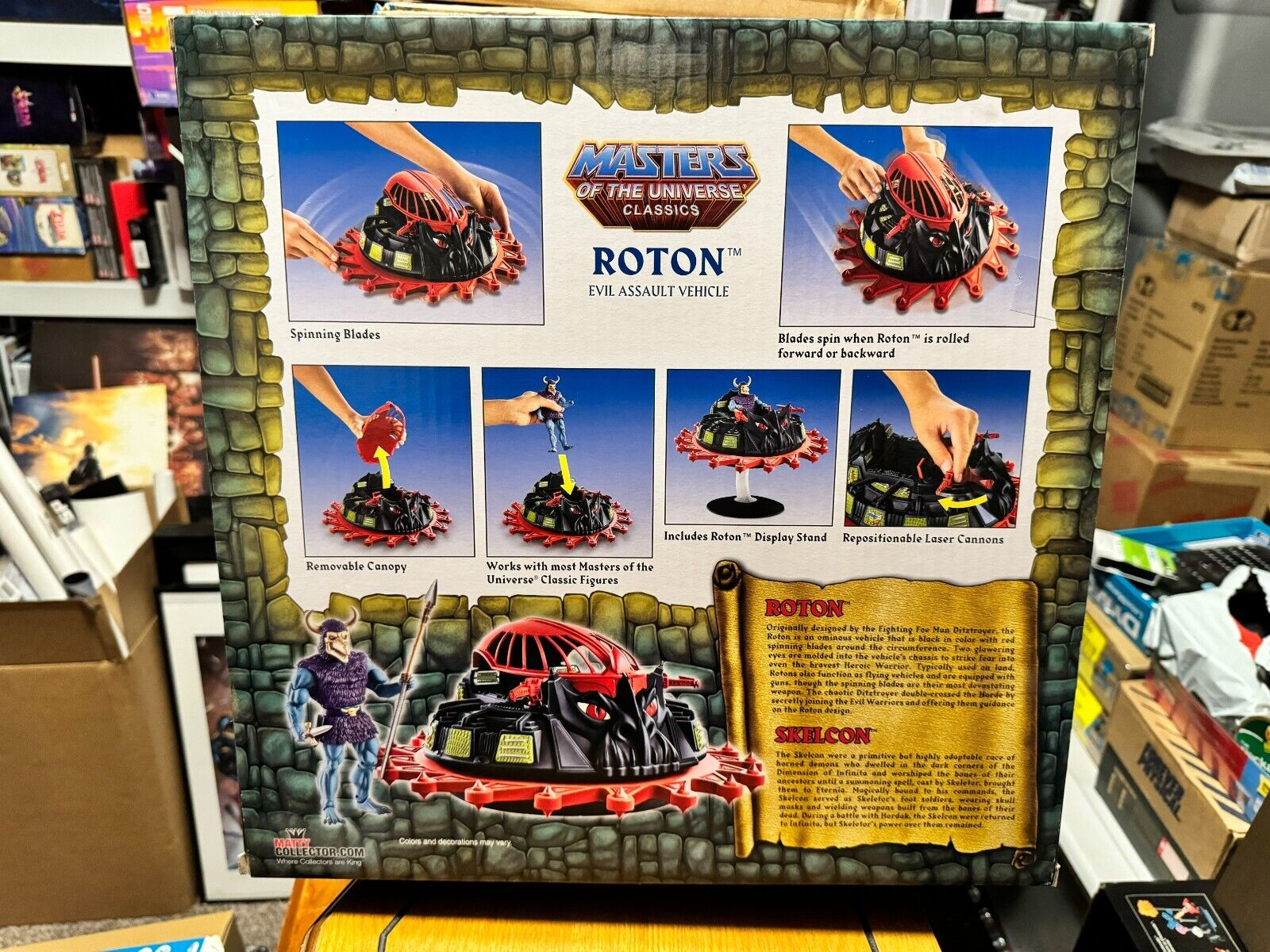 Mattel MOTU Classics Roton Evil Assault Vehicle with Skelcon Figure