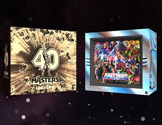 Masters of the Universe 40th Anniversary He-Man 4  Era Figure Box Set New
