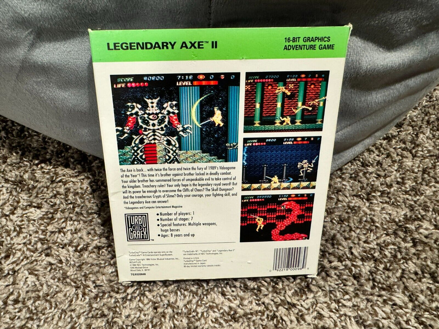 Legendary Axe II (TurboGrafx-16, 1990)