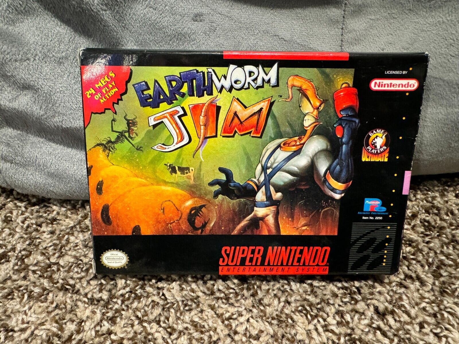 Earthworm Jim CIB - Super Nintendo