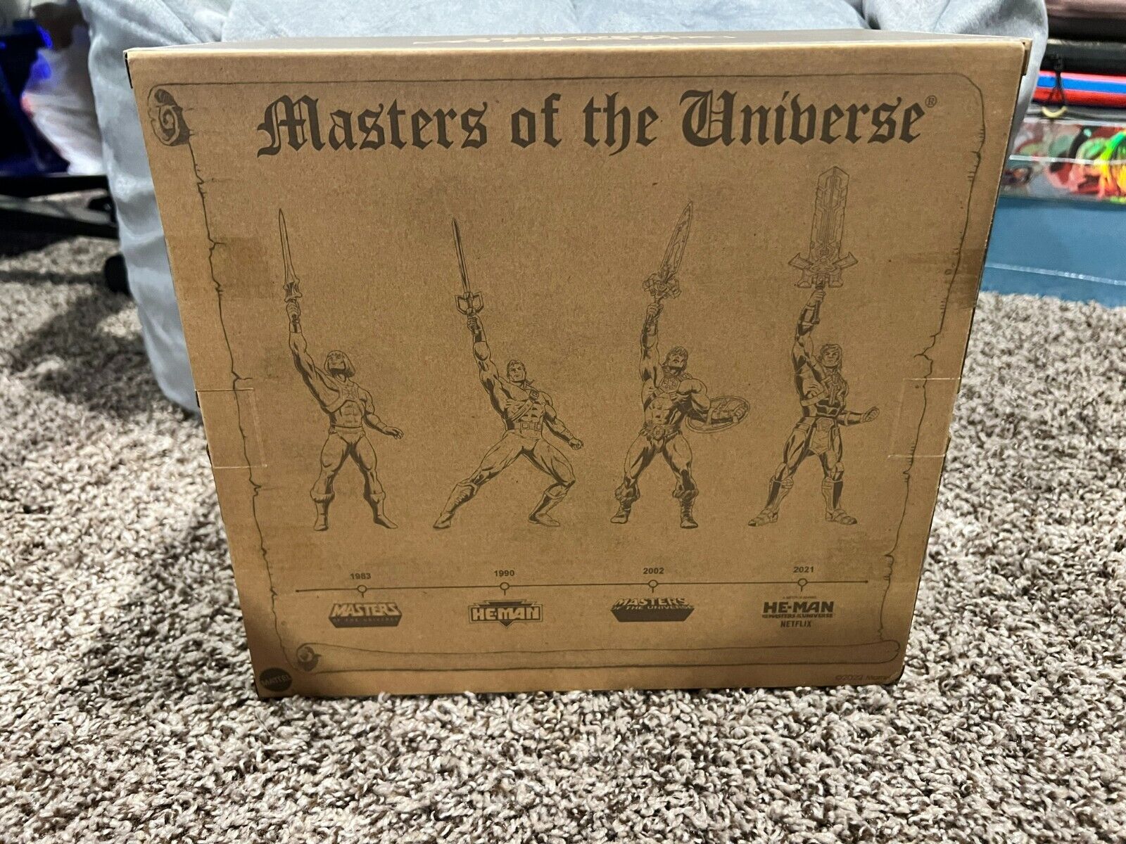 Masters of the Universe 40th Anniversary He-Man 4  Era Figure Box Set New