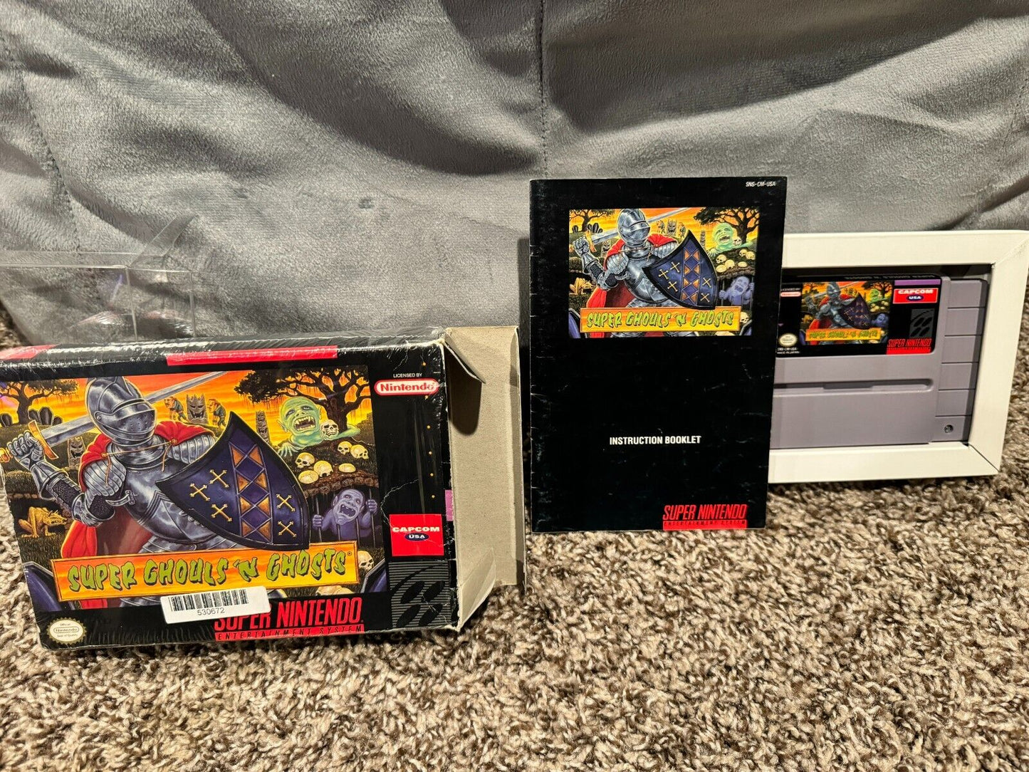 Super Ghouls 'n Ghosts CIB - Super Nintendo (SNES)