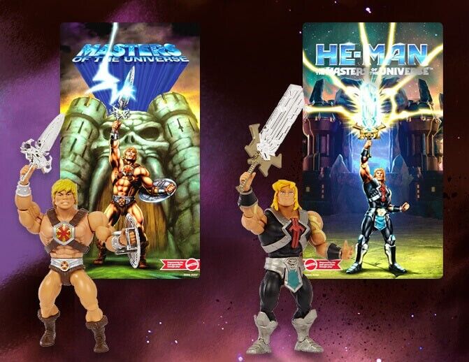 Masters of the Universe 40th Anniversary He-Man 4  Era Figure Box Set New