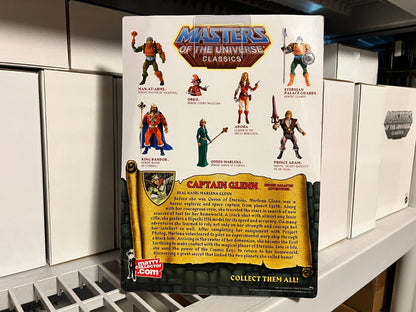 Mattel MOTU Classics Captain Glenn with Cringer SDCC with mailer box