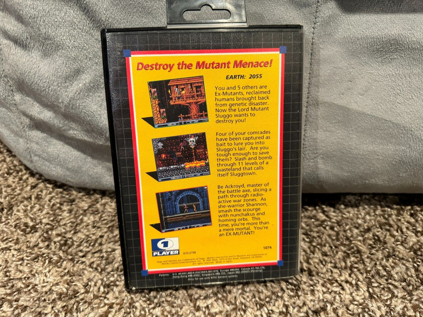 Ex-Mutants CIB - Sega Genesis