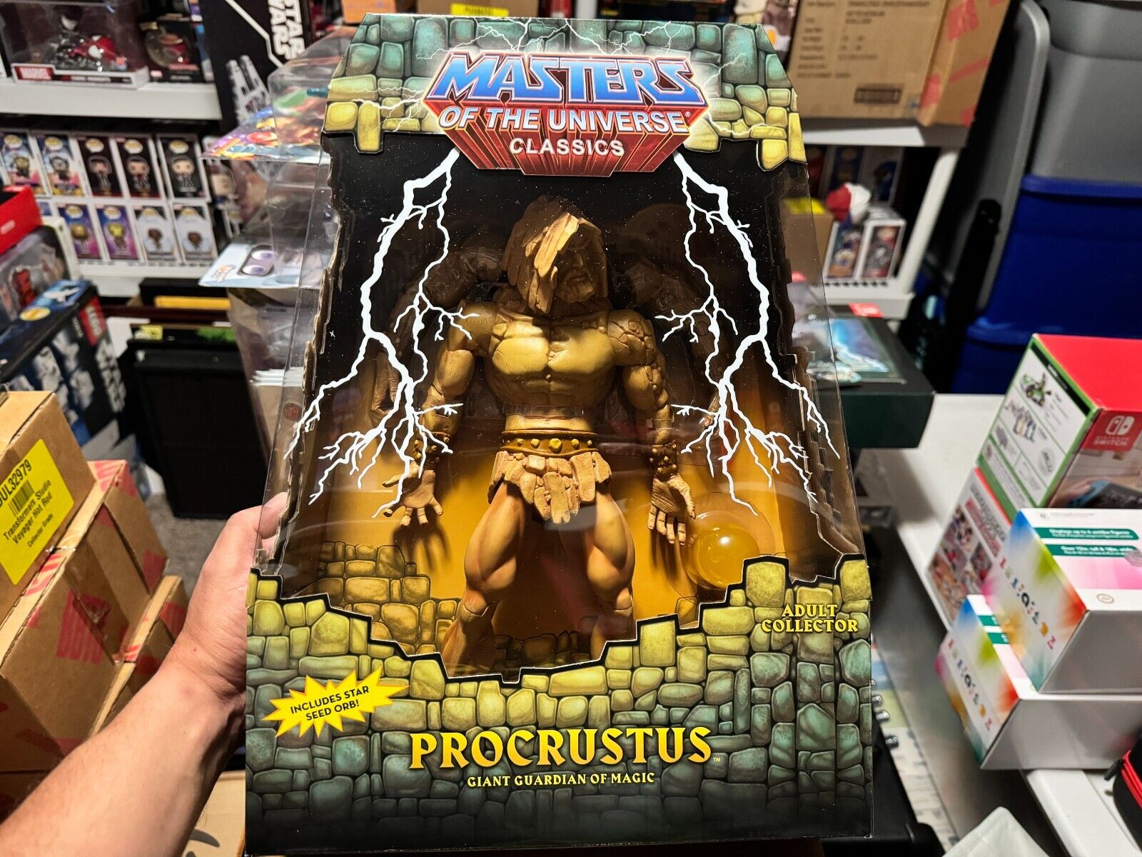 MOTU Classics Procrustus with mailer box – InfinityNerdStore