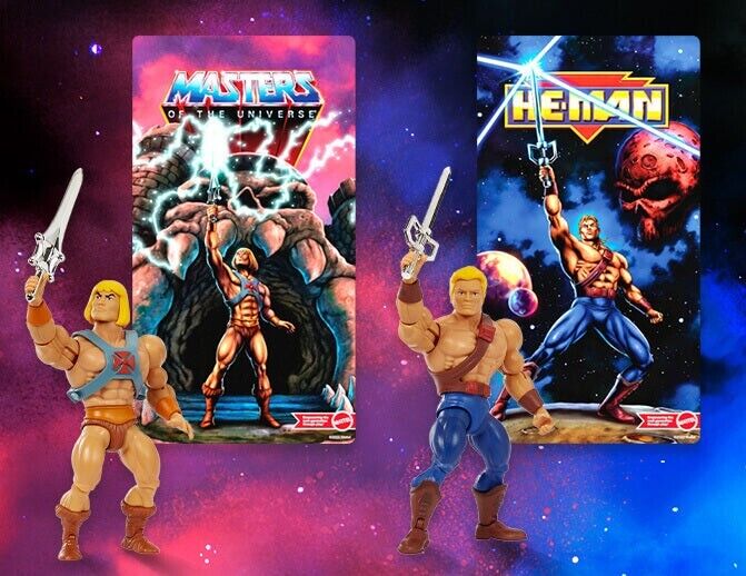 Masters of the Universe 40th Anniversary He-Man 4  Era Figure Box Set New