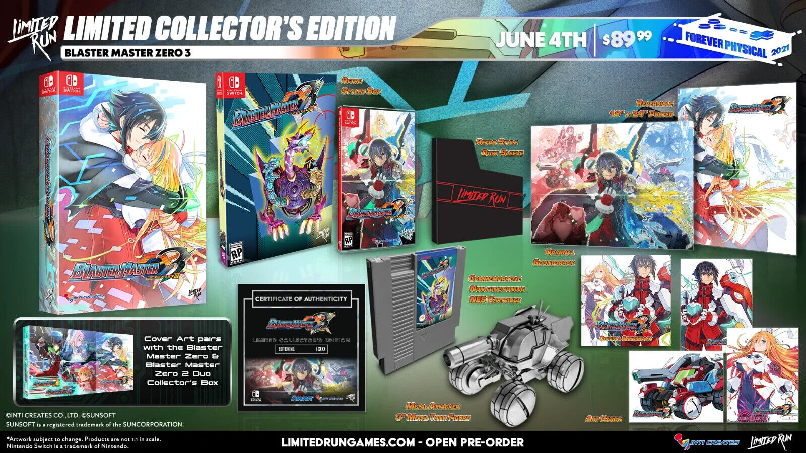 Blaster Master Zero 3 Collector's Edition - Nintendo Switch